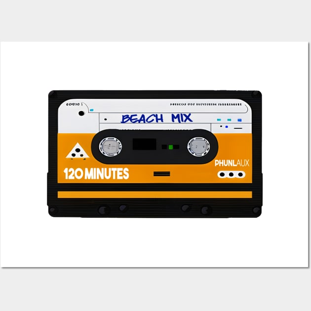 Beach Mix Tape Wall Art by CYCGRAPHX